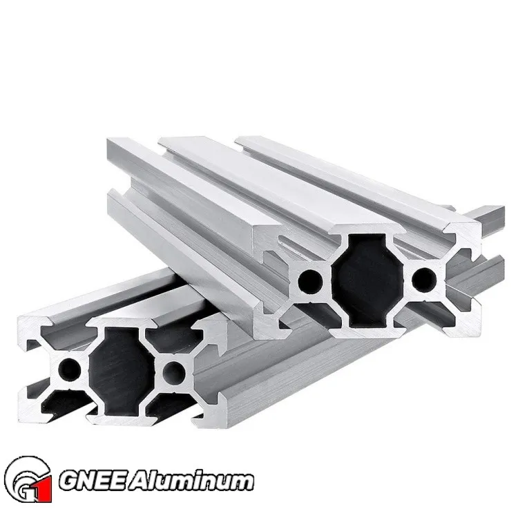 6063 Smooth T-Slotted Aluminum Extrusion
